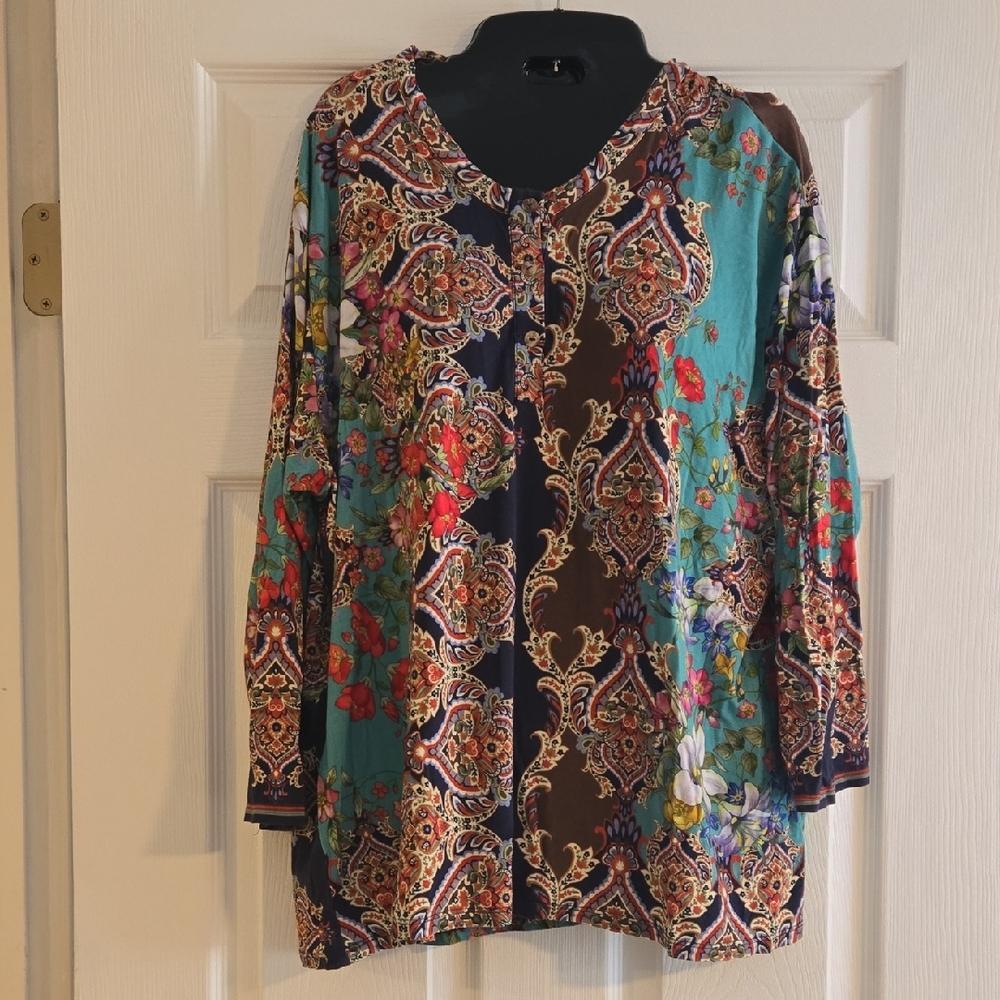 Johnny Was Multicolor  Top